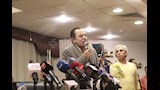 احتفالات خالد البلشي بعد فوزه بمقعد نقيب الصحفيين لدورة ثانية