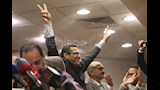 احتفالات خالد البلشي بعد فوزه بمقعد نقيب الصحفيين لدورة ثانية