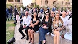 أمل رزق تحتفل بعقد قران ابنتها هيا كتكت بحضور نجوم الفن