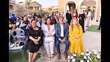 أمل رزق تحتفل بعقد قران ابنتها هيا كتكت بحضور نجوم الفن