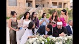 أمل رزق تحتفل بعقد قران ابنتها هيا كتكت بحضور نجوم الفن