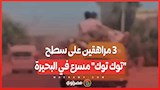 تهور مميت.. 3 مراهقين على سطح "توك توك" مسرع في البحيرة
