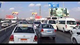 تكدس مروري أعلى المحور بسبب حادث ميكروباص والحصيلة 11 مصابا