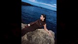 هدى الاتربي في شاطئ مدينة كان الفرنسية