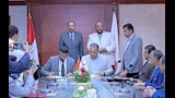 بروتوكولات تعاون بين مياه سوهاج ومستثمرين 