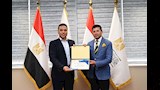 حسام البدري مع وزير الرياضة