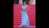 ياسمين صبري على الريد كاربت في مهرجان كان 