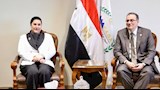 المهندس حاتم نبيل يستقبل الدكتورة سحر السنباطي