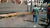 حادث انفجار نادي الشرطة بالمنيا 
