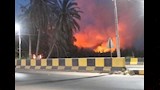 حريق في حشائش مجاورة لشريط القطار في ببا ببني سويف