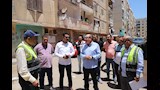 رئيس شركة الصرف الصحي يتفقد محطة طلعت مصطفى (2)