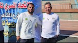 محمد عزت مدرب سيدات الزمالك الجديد مع عادل حسين مدرب الفريق السابق