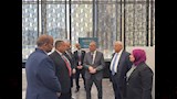 رئيس البنك الزراعي يتفقد الأعمال النهائية بمقر الب