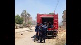 حريق يلتهم جُرن قمح في سوهاج (3)
