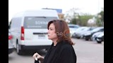 الهام شاهين في جنازة زوج كارول سماحة (1)
