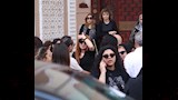 كارول سماحة في جنازة زوجها (4)