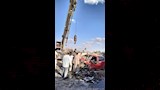 حادث تصادم على طريق أسيوط  