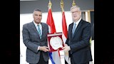لقاء محافظ أسوان وسفير هولندا 
