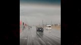 أمطار على طريق القاهرة السويس