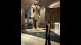 ميرنا نور الدين في المتحف المصري الكبير
