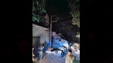 انهيار منزلين قديمين بملوي (5)