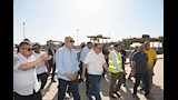 وزير الري يتفقد قناطر أسيوط الجديدة 