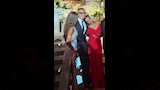 عمرو دياب وبناته كنزي وجنا في حفل زفاف صديقه