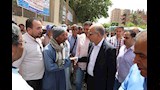 محافظ المنيا يتابع توريد القمح