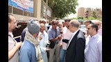 محافظ المنيا يتابع توريد القمح