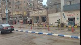 الامطار بشارع الجيش في السويس