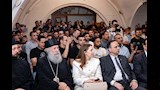 البابا تواضروس يلتقي أبناء الكنيسة القبطية في صربيا 