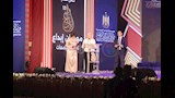تكريم يسرية لوزا ساويرس خلال مهرجان إبداع لشباب الجامعات (6)