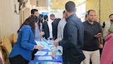 محافظ المنيا يفتتح الملتقى التوظيفي للشباب (8)