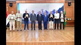 محافظ الدقهلية يكرم 50 عاملًا فى احتفالية عيد العمال (2)