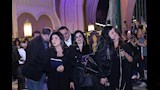 جومانة مراد في عزاء زوج الفنانة كارول سماحة
