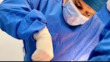 استئصال ورم خبيث بالمريء لمريض من غزة