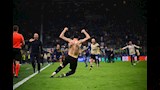 خلال مباراة إنتر ميلان وبرشلونة 