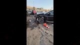 تريلا تقتحم معرض سيارات شهير بالقطامية والخسائر بالملايين 