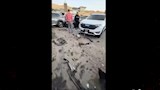 تريلا تقتحم معرض سيارات شهير بالقطامية والخسائر بالملايين 