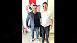 أول ظهور لـ أيمن الرمادي رفقة وكيل أعماله داخل نادي الزمالك