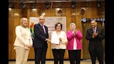 محافظ المنيا يفتتح مؤتمر الاندماج الثقافي .. تمكين وتنمية ذوي الهمم (26)