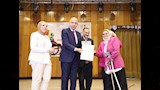 محافظ المنيا يفتتح مؤتمر الاندماج الثقافي .. تمكين وتنمية ذوي الهمم (17)