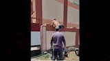 شخص عارِ يحاول التسلل إلى مدرسة في دمياط بسلاح أبيض (4)