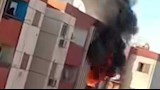 حريق شقة