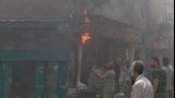 حريق بمطعم أسماك