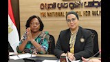رئيسة القومي للمرأة تستقبل حرم رئيس دولة أنجولا (3)