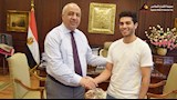 مينا مسعود ورئيس مدينة الإنتاج الإعلامي