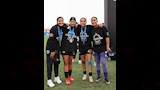 احتفال لاعبات مسار بلقب الدوري المصري