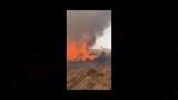 الصور الأولى لحريق شونة كتان بالغربية  (2)