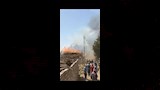 الدفع بـ 22 سيارة للسيطرة على حريق شونة الكتان بالغربية (4)